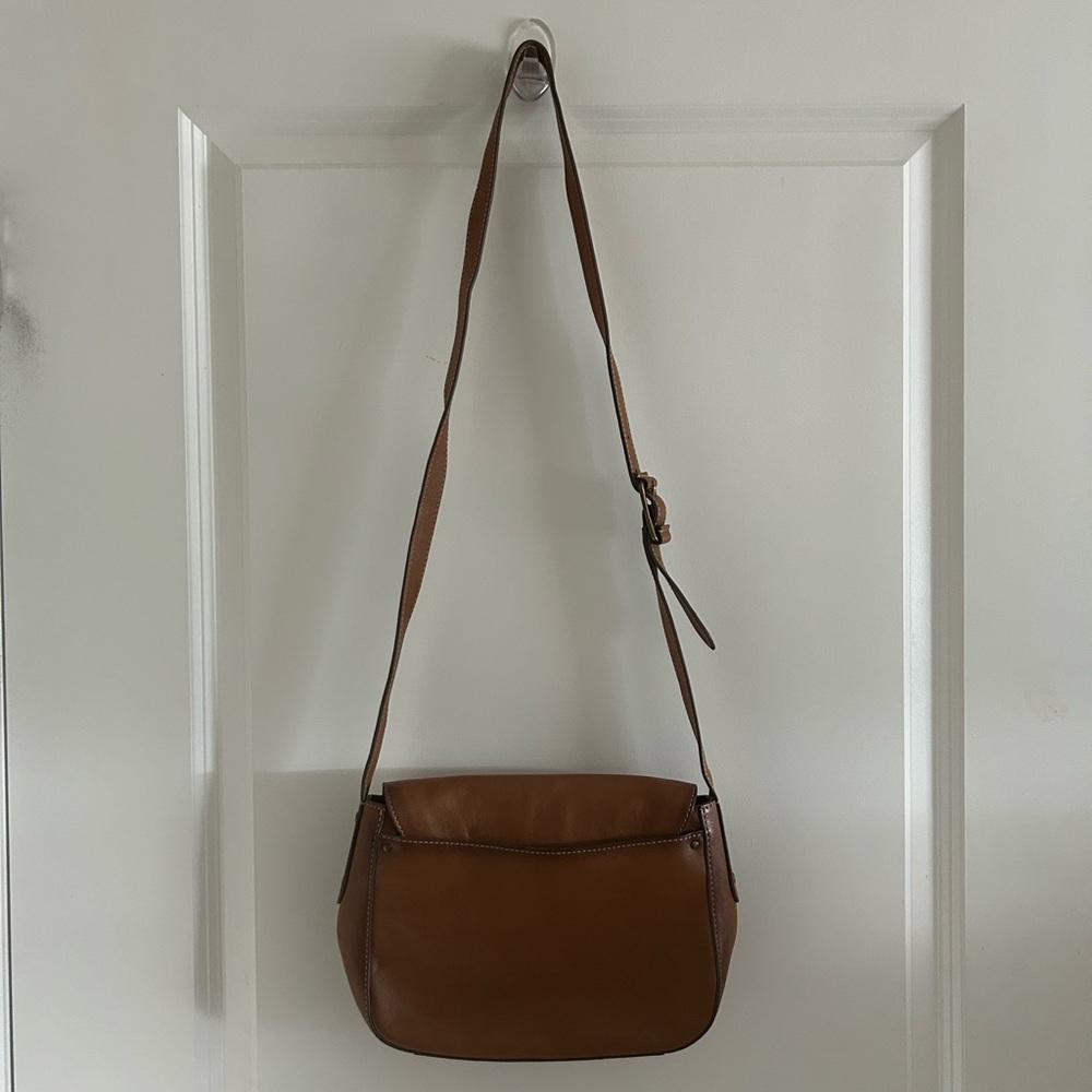 Frye Chestnut Brown Leather Crossbody Bag - Picture 3 of 9